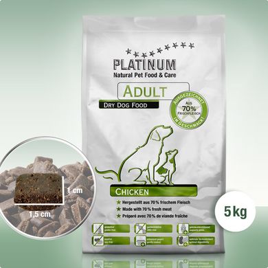 Platinum Adult Chicken - Курица для собак всех пород, 5 кг