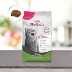 Platinum MeatCrisp Sterilised Chicken - Корм с курицей для стерилизованных/кастрированных кошек/котов, 1,5 кг